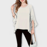 Anđa – Fluida Bluse mit Volants