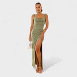 Constança - Langes Kleid mit offenem Rücken