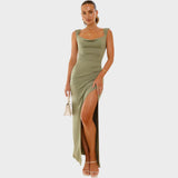 Ema - Einfaches langes Kleid