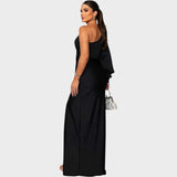 Marica – Elegantes langes Kleid mit einem Schulterträger