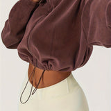 Velexia | Fleece-Crop-Top