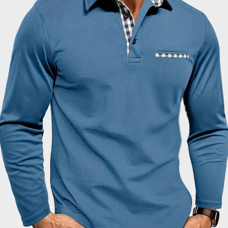 Cristian - Tricou polo cu mânecă lungă