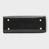 Albina - Glänzende Tasche mit Krokodil-Effekt