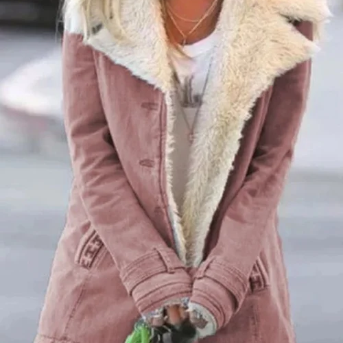 Andrea - Elegante Douillette Jacke