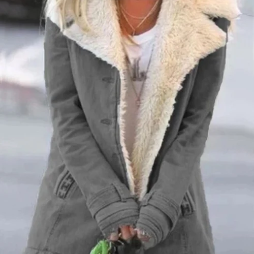 Andrea - Elegante Douillette Jacke