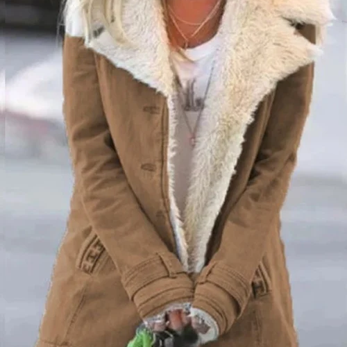 Andrea - Elegante Douillette Jacke