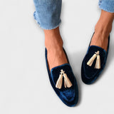 Martina – Vintage inspirierte Loafers mit Quasten