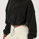 Velexia | Fleece-Crop-Top