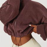 Velexia | Fleece-Crop-Top