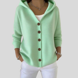 Felicia - Trendy Strickjacke mit Kapuze