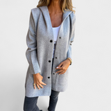 Rajna - Urbaner Mantel mit Kapuze