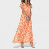 Mila - Luxuriöses langes Kleid mit elegantem Schnitt