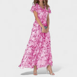 Mila - Luxuriöses langes Kleid mit elegantem Schnitt