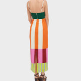 Marta - Lange Kleid in mehreren Farben im bengalischen Stil