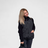 Nora - Geacă din tricot patchwork pentru femei