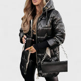 Nolwen - Palton elegant de iarnă cu glugă