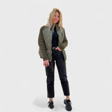 Nora - Geacă din tricot patchwork pentru femei