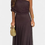 Renata - Maxi Kleid mit einem Schulterträger