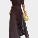 Renata - Maxi Kleid mit einem Schulterträger