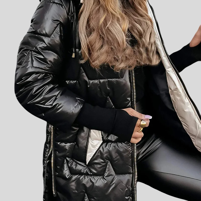 Kate - Elegante Winterjacke mit Kapuze