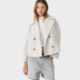 Blanka - Kurze Doppelreiherjacke Schicke Oberbekleidung