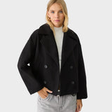 Blanka - Kurze Doppelreiherjacke Schicke Oberbekleidung