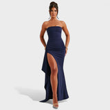 Ema - Lange trägerlose Kleid